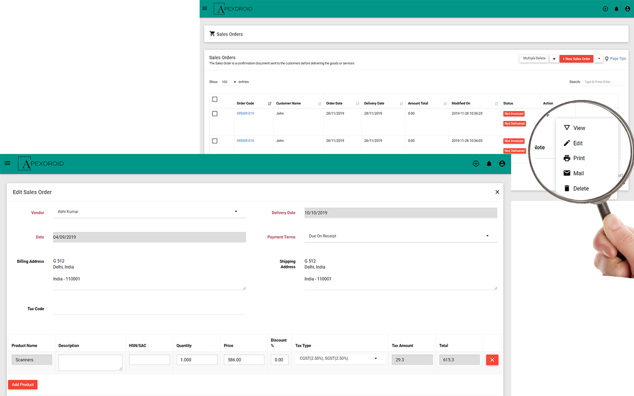 Customize your Sales Order smoothly